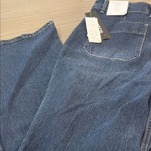 NWT! Rafaella Dark Blue Denim jeans. High rise. Boot. Size 8 & 10